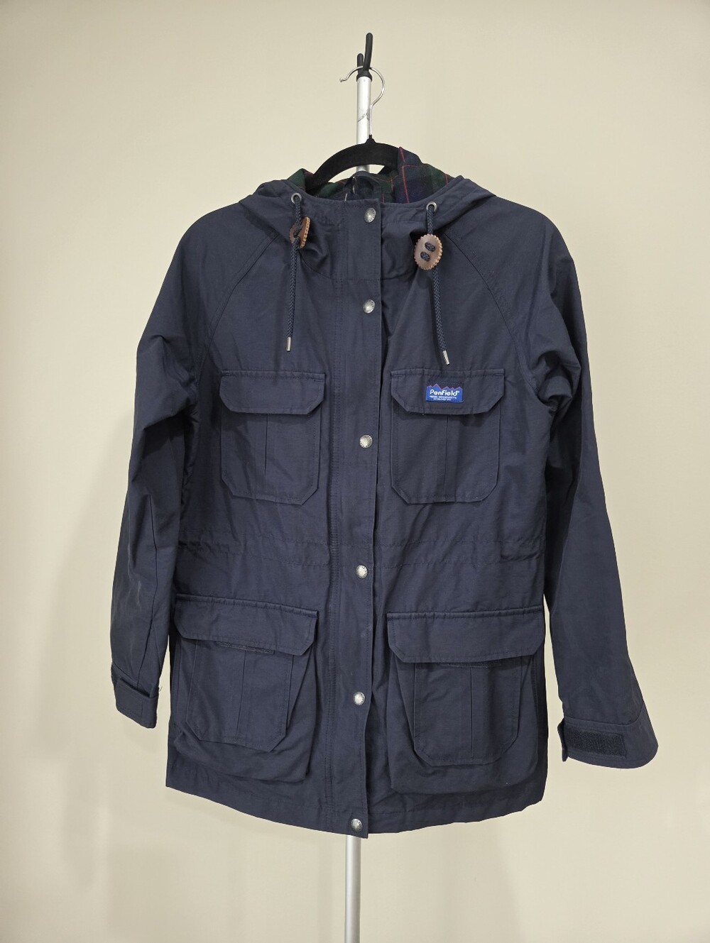 Penfield Navy Hooded Utility Jacket Womens Sz.S
